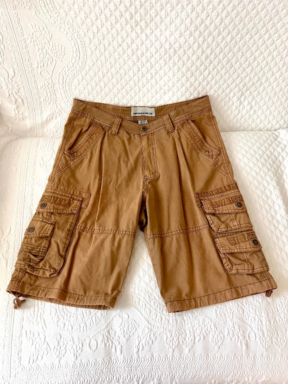 PAPERDENIM&CLOTH MEN'S CARGO 100% COTTON SHORT SIZE 32